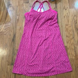 The North Face Women’s Size Large Pink Print Dress Tennis Golf Walking Straps